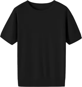 Betusline Women's Pullover Sweaters Soft TopsShort Sleeves Sweaters.