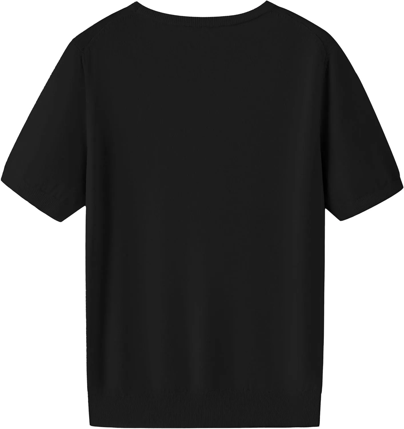 Betusline Women's Pullover Sweaters Soft TopsShort Sleeves Sweaters.