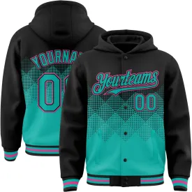 Custom Baseball Hoodie Jackets Men Women Youth Personalized Varsity Letterman Jackets Stitched Name Number Logo