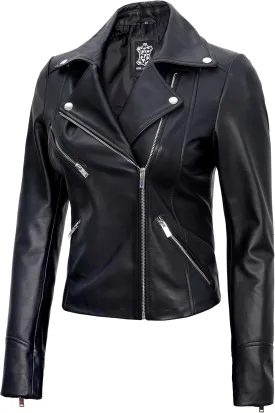 fjackets Leather Jackets For Women Real Lambskin Leather Outerwear Women Jackets