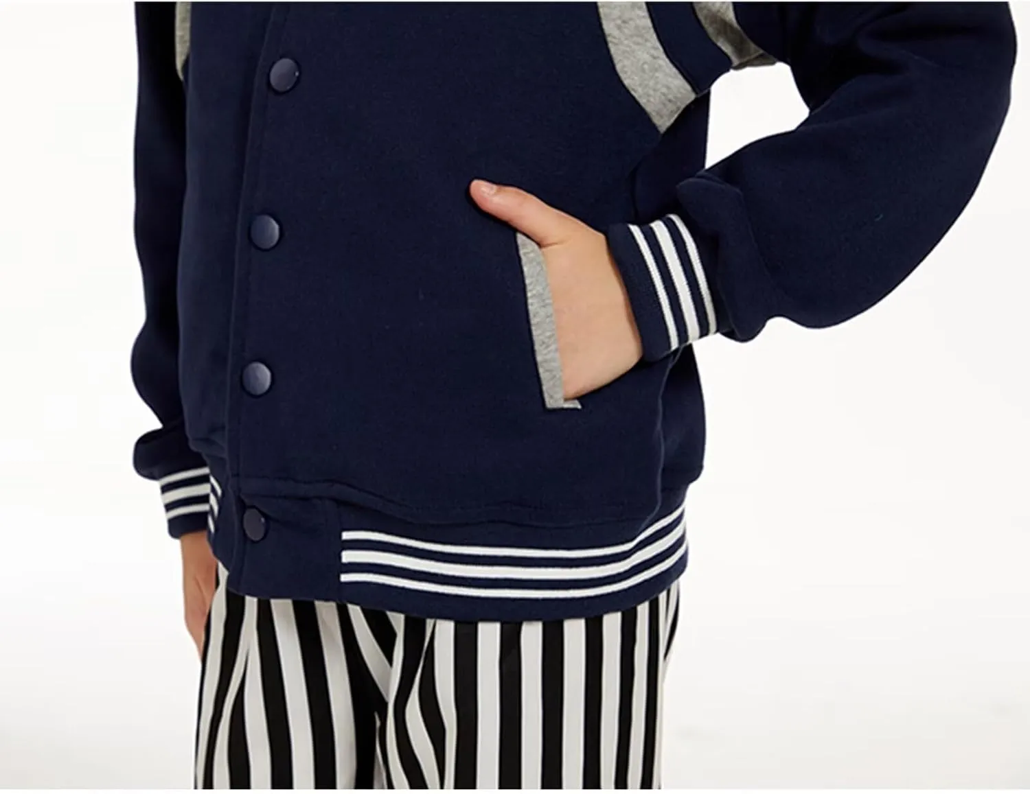 Outofgas Kids Baseball Jackets Boys Girls Fit Varsity Jacket Casual Lightweight Sport Cardigan Bomber Jackets