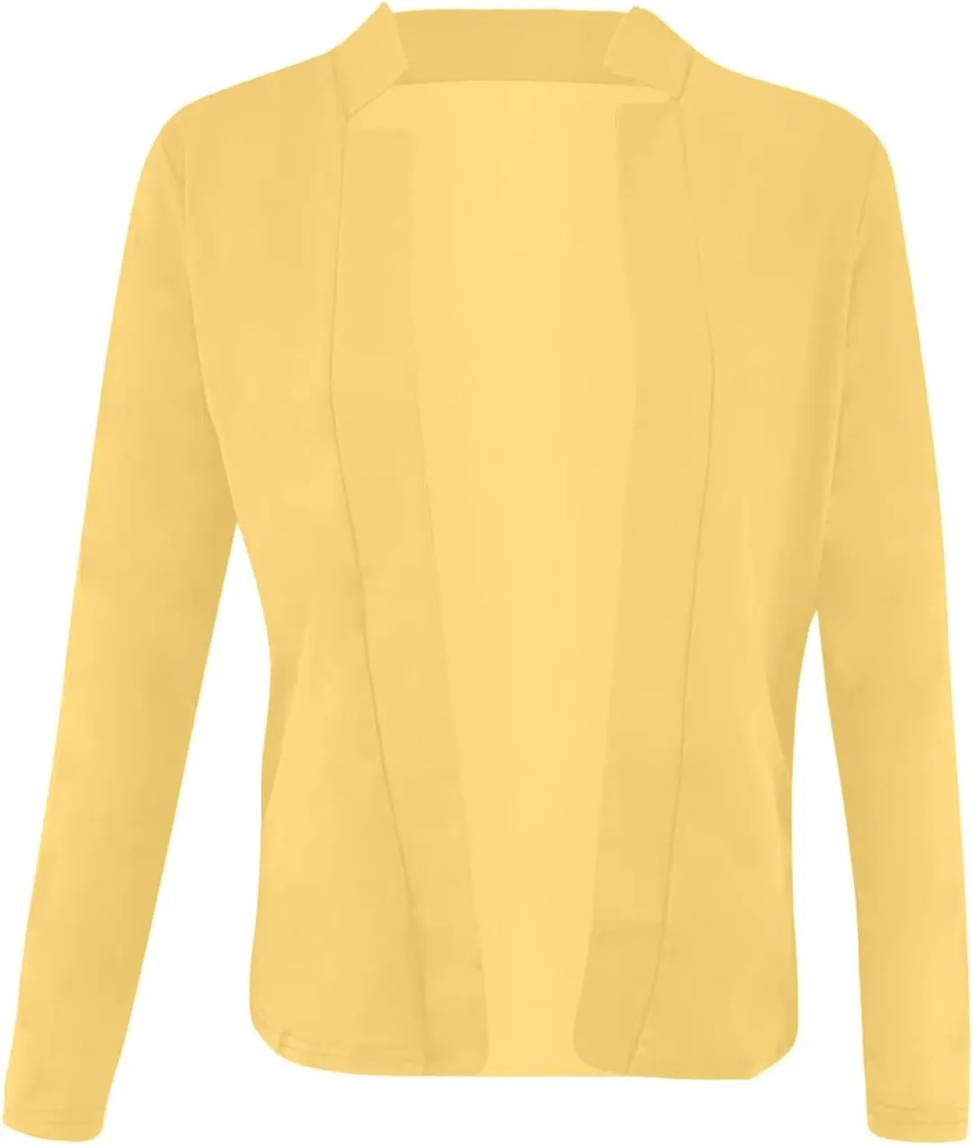 Women's Cropped Blazer Jacket Dressy Cardigan Lightweight Office Jacket Plus Size Open Front Suit Blazers Outerwear
