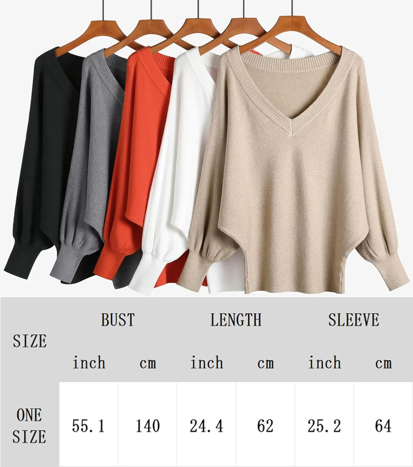 Women's Oversized V Neck Fuzzy Sweaters 2025 Casual Loose Long Sleeve Chunky Knit Pullover Jumper Tops
